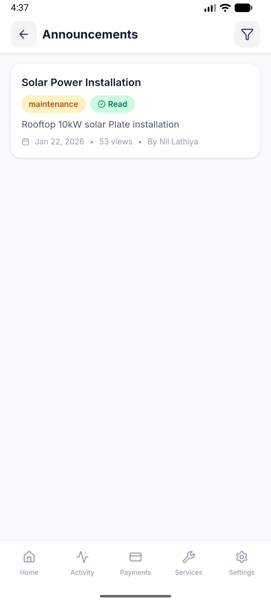 Announcements & Notices